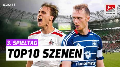 Am 3. Spieltag der Saison 2024/25 hatte die 2. Bundesliga wieder einiges zu bieten: In Köln sorgte ein strittiges Tor nach einer Ecke für Diskussionen mit dem Schiedsrichter. In Fürth rastete der Trainer nach einem Torwart-Patzer aus. Wir fassen euch die Top-10-Szenen des vergangenen Zweitliga-Wochenendes zusammen.