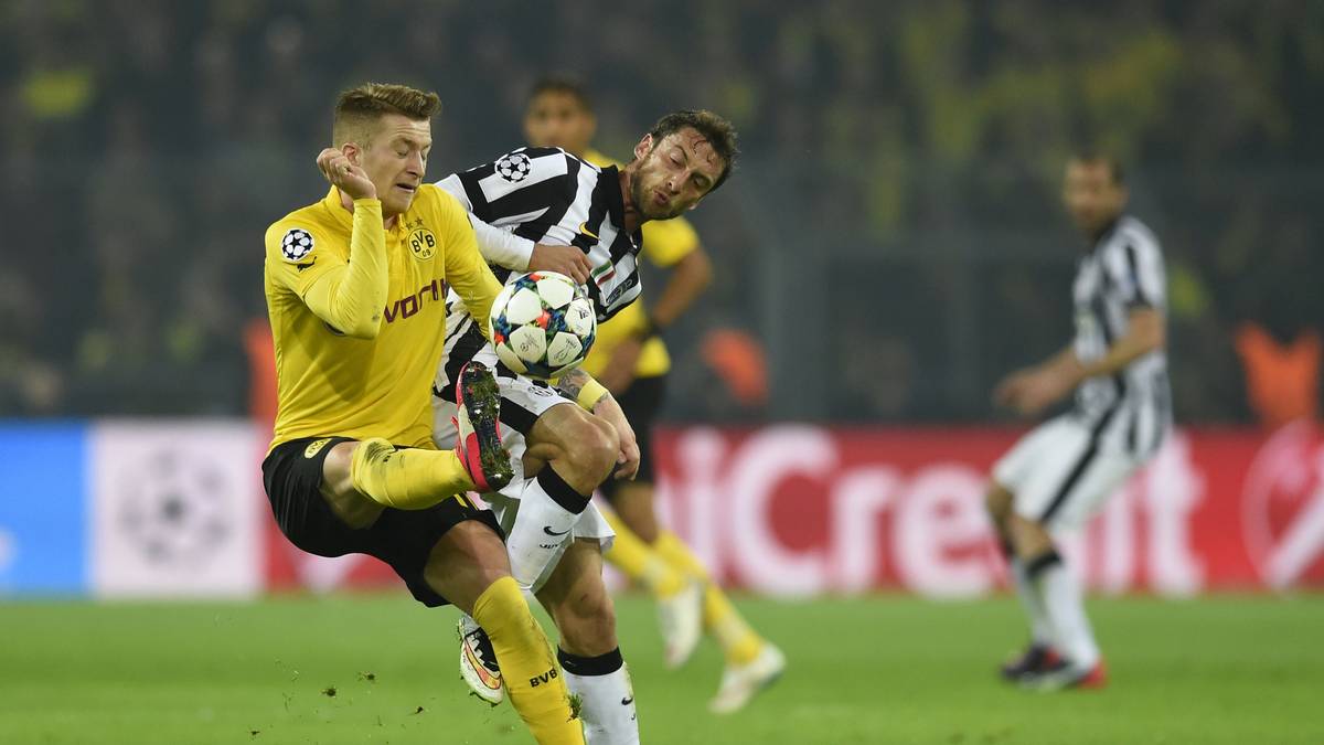 Große Namen gibt es im Dortmunder Team (fünf amtierende Weltmeister) auch, wenngleich die in der bisherigen Saison kaum den großen Glanz gezeigt haben. Italien-Einkauf Ciro Immobile enttäuschte gerade in der Liga praktisch durchgehend, Rückkehrer Shinji Kagawa sucht weiterhin nach seiner Form aus den ersten Dortmunder Jahren von 2010 bis 2012. Eine der wenigen Ausnahmen: Nationalspieler Marco Reus (l.), der ziemlich beständig auf hohem Niveau spielt