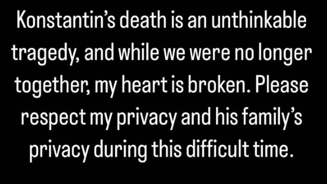 Aryna Sabalenka hat öffentlich gemacht, dass sie nicht mehr mit Konstantin Koltsov zusammen war