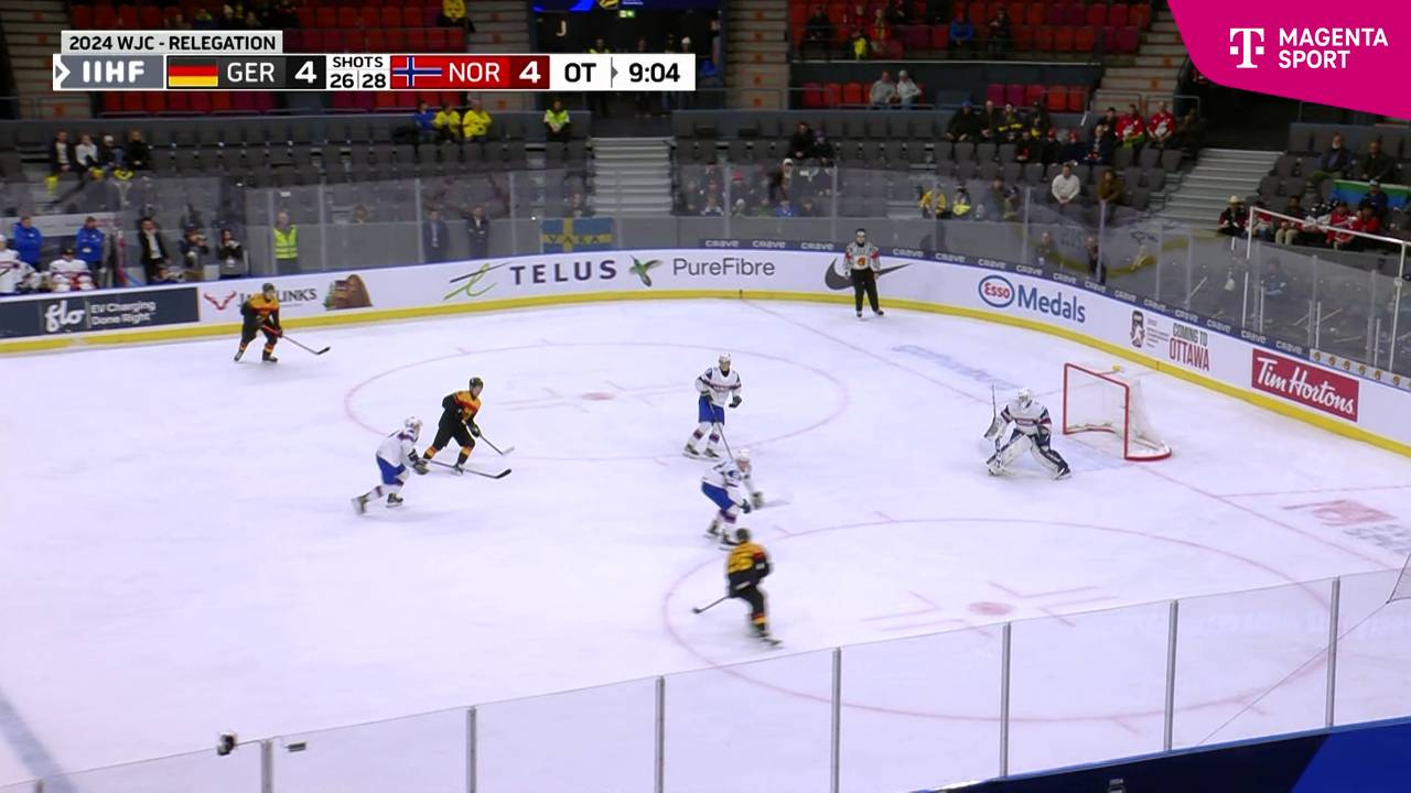 55 Sekunden bis zum Overtime-Winner! Traumsolo erlöst DEB-Junioren bei U20-WM