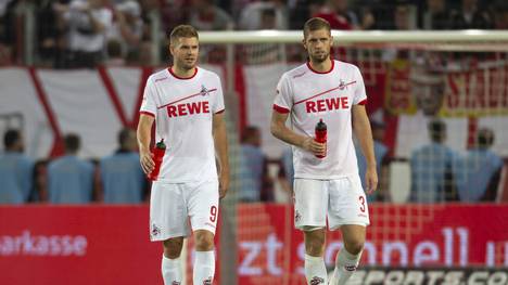 2. Liga, 1. FC Köln: Lasse Sobiech bricht sich den Zeh, Simon Terodde (links) und Lasse Sobiech wollen mit dem 1. FC Köln aufsteigen