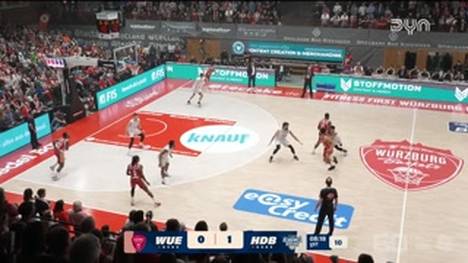 Spiel Highlights zu Fitness First Würzburg Baskets - MLP Academics Heidelberg