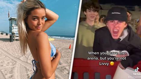 Olivia Dunne hat mit gerade einmal 20 Jahren schon über 6,7 Millionen Follower auf TikTok. Bei einem Wettkampf der Turnerin der LSU sorgten ihre Fans jetzt für verstörende Bilder.