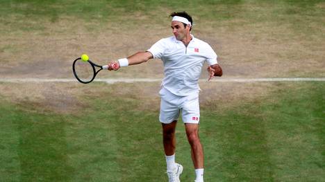 Roger Federer steht zum zwölften Mal im Finale von Wimbledon