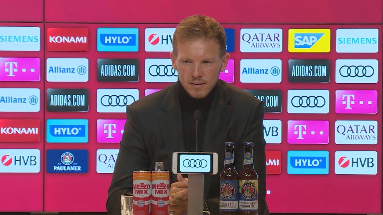 Bayern-Trainer Julian Nagelsmann über seine Rote Jacke als Leipzig-Trainer