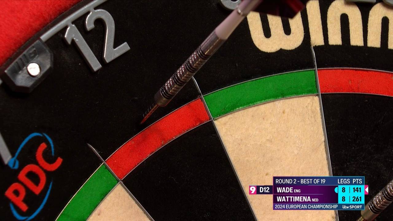 Darts-EM: Nah an der Perfektion! James Wade scheitert an Doppel 12