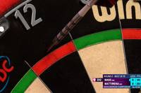 James Wade spielt im Achtelfinale der European Darts Championship 8 perfekte Darts und scheitert für das perfekte Leg an der Doppel 12.