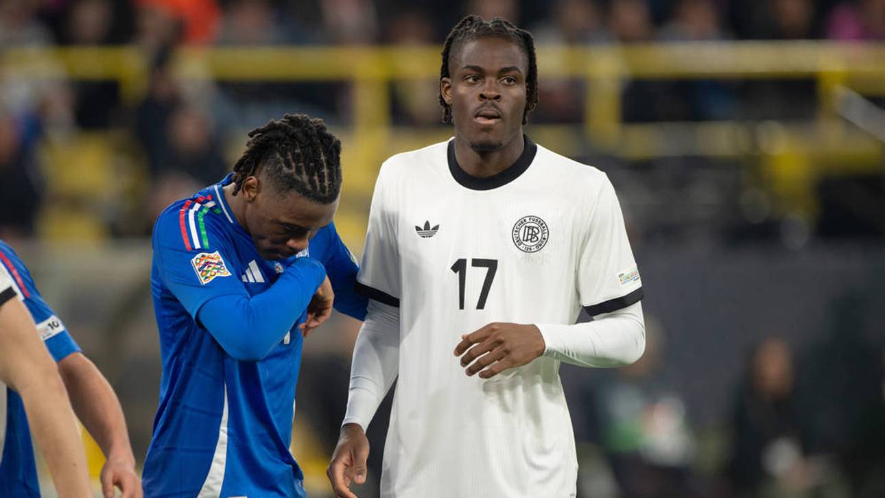 Gegen Italien absolvierte Yann Aurel Bisseck sein bis dato einziges Länderspiel