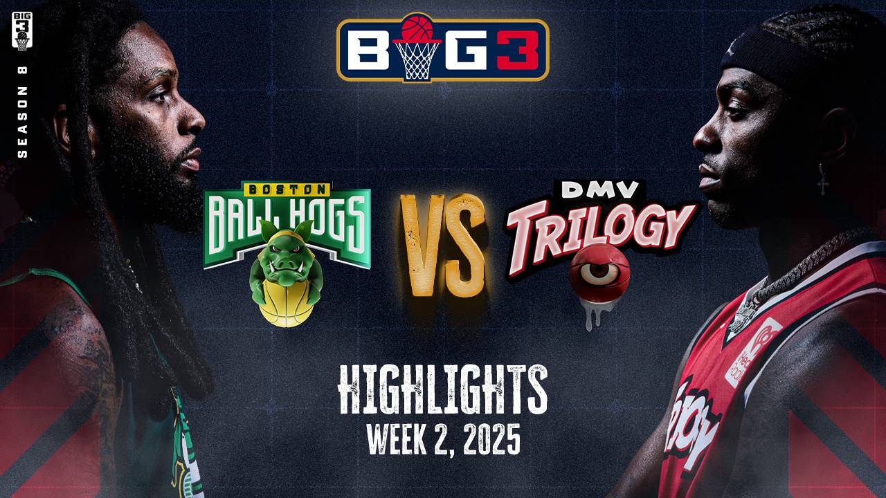BIG3, Week 2: Boston Ball Hogs - DMV Trilogy (Video-Highlights)