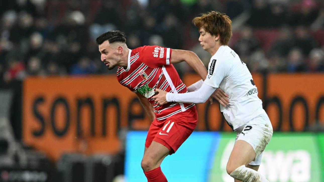 Niederlage in Augsburg: Gladbach verliert Anschluss