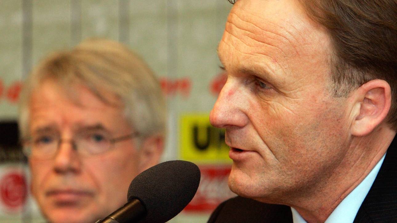 Hans-Joachim Watzke (r.) und Dr. Reinhard Rauball