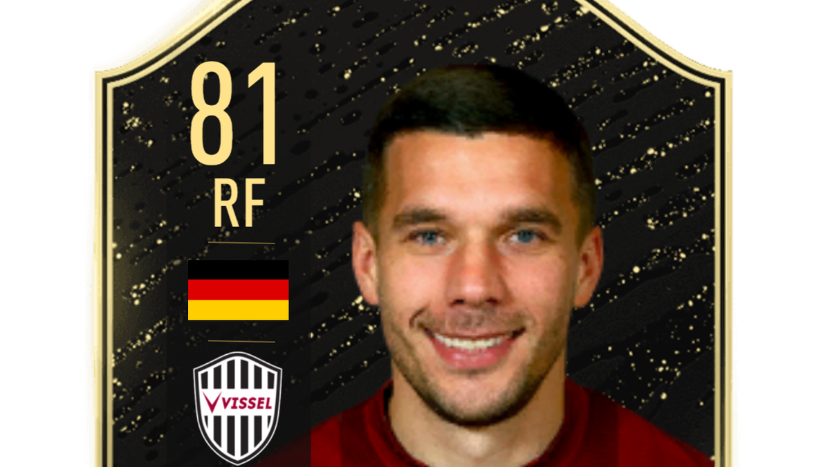 Lukas Podolski (Vissel Kobe), Rechter Flügel: 81 (+6)