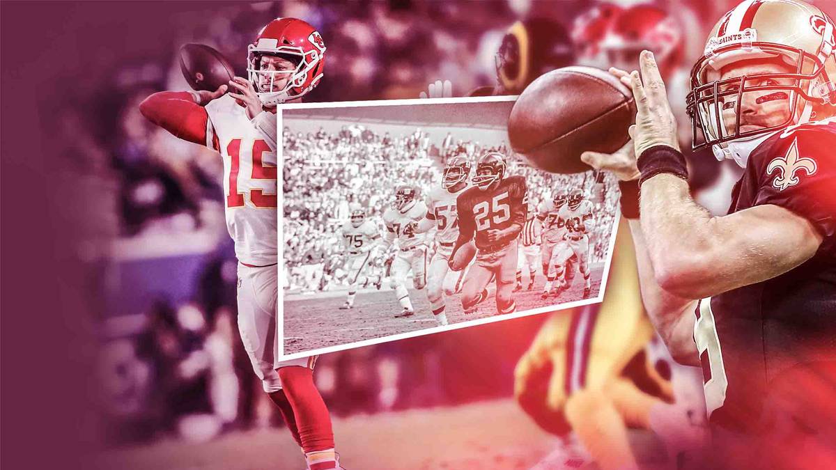 Die Los Angeles Rams und die Kansas City Chiefs liefern sich das spektakulärste Monday Night Game in der NFL-Geschichte. Für Platz 1 der High-Scoring-Games reicht es aber dennoch nicht. SPORT1 zeigt die Top 10