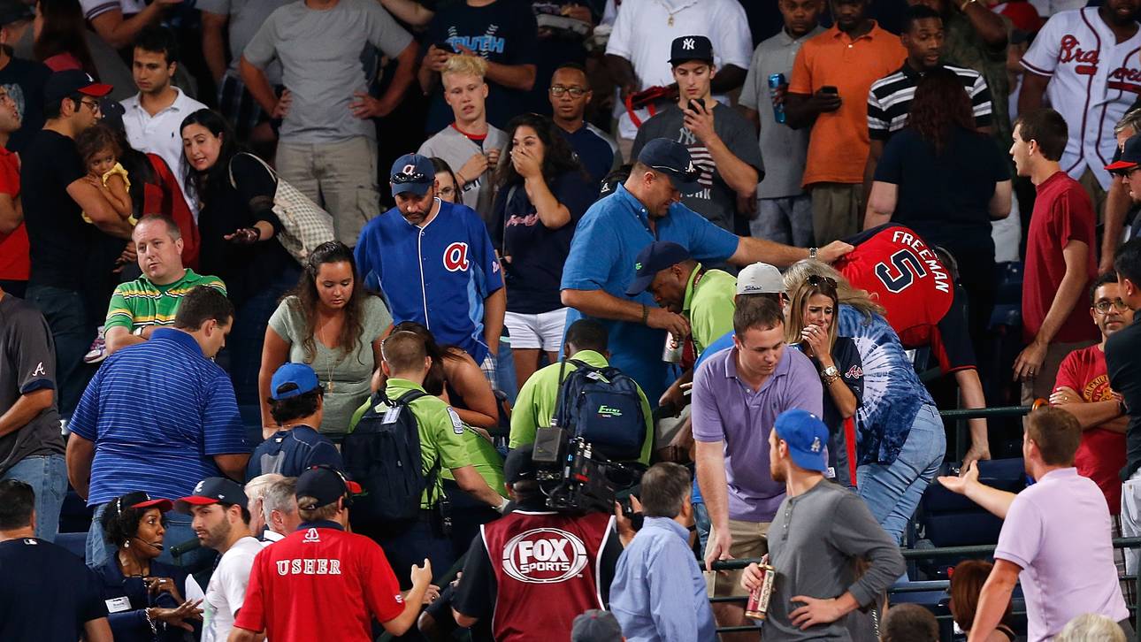 Baseball-Fan stürzt in den Tod