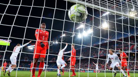 Dänemark gelang gegen die Schweiz in der letzten Minute der Ausgleich