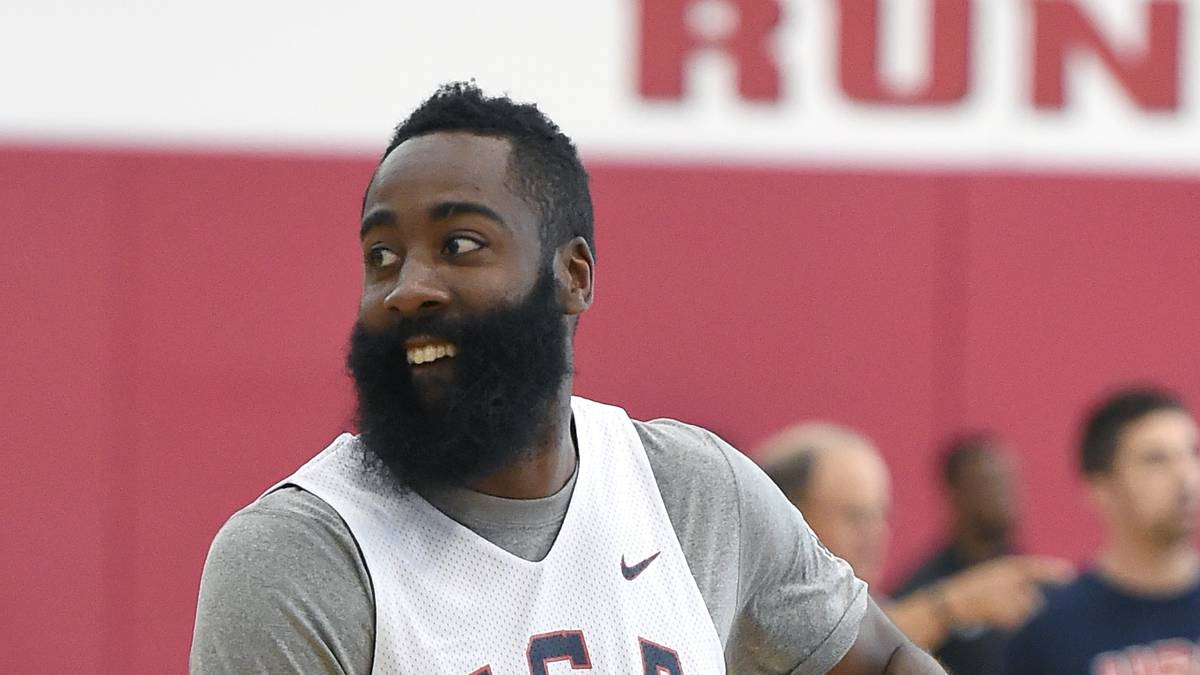 JAMES HARDEN: Der Scorer-König der NBA sagte fünf Tage später ab und verwies ebenfalls auf die Vorbereitung der Saison mit den Rockets, die Vorrang habe