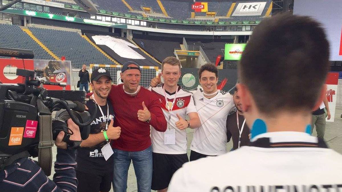 Fanfoto mit Thorsten Legat muss sein.