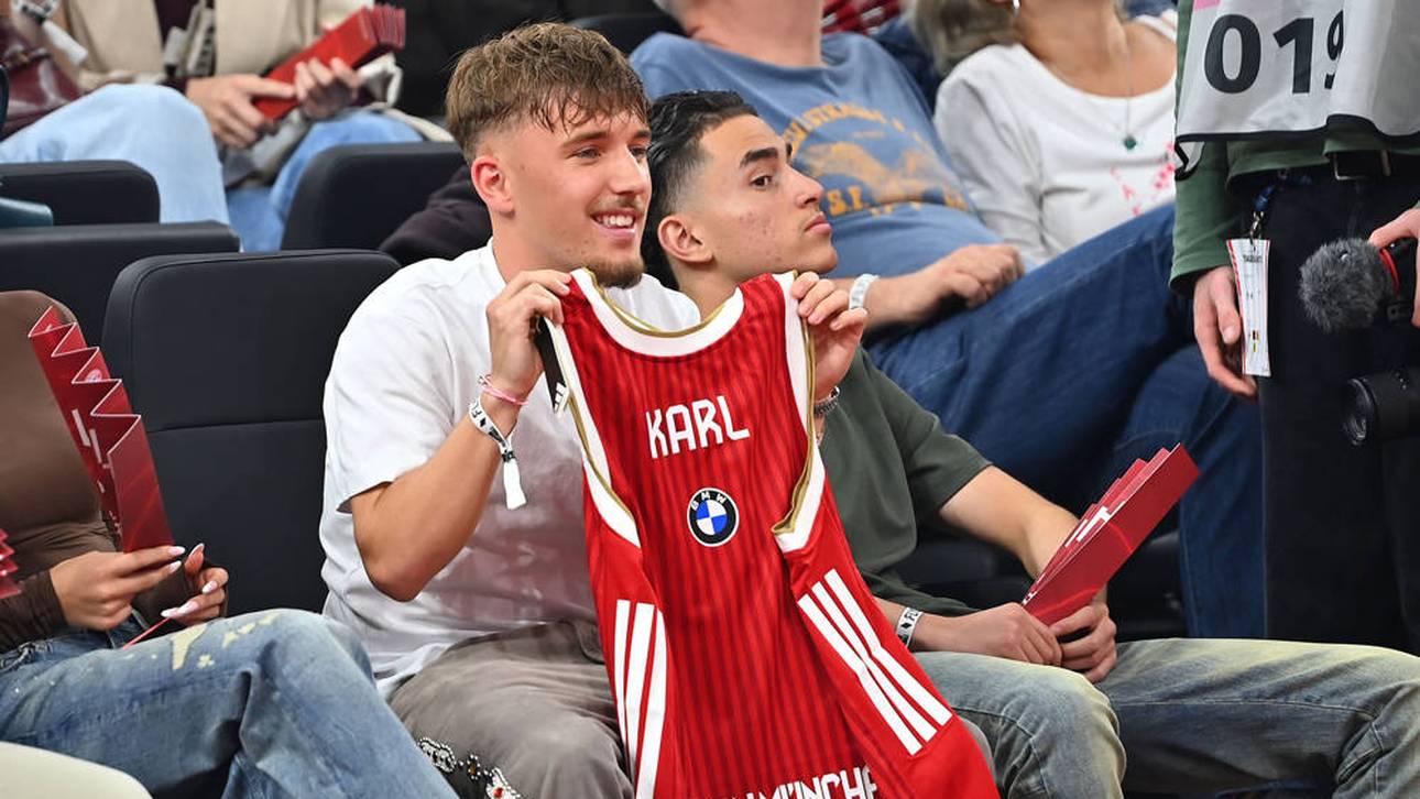 Lennart Karl war zu Besuch beim FC Bayern Basketball