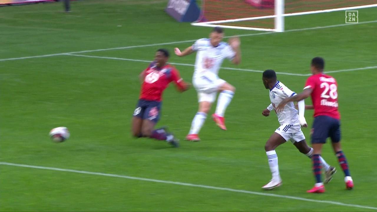 OSC Lille - Racing Straßburg (1:1) Tore und Highlights im Video | Ligue 1