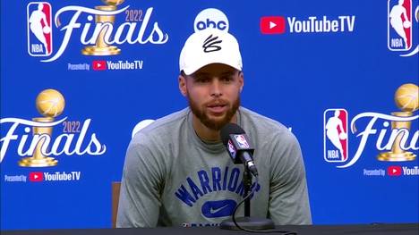 Den Golden State Warriors fehlt nur noch ein Sieg zu einem weiteren NBA-Titel. Stephen Curry erklärte, wie die Erfahrung von sechs NBA-Finals ihn in Spielen mit hohem Druck ruhig hält.