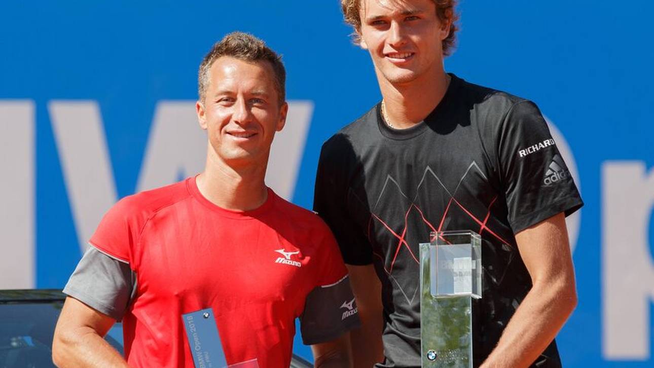 Philipp Kohlschreiber und Alexander Zverev bei den BMW Open 2018
