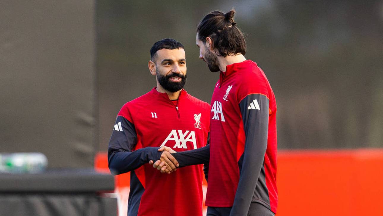 Mohamed Salah nahm am Training des FC Liverpool teil