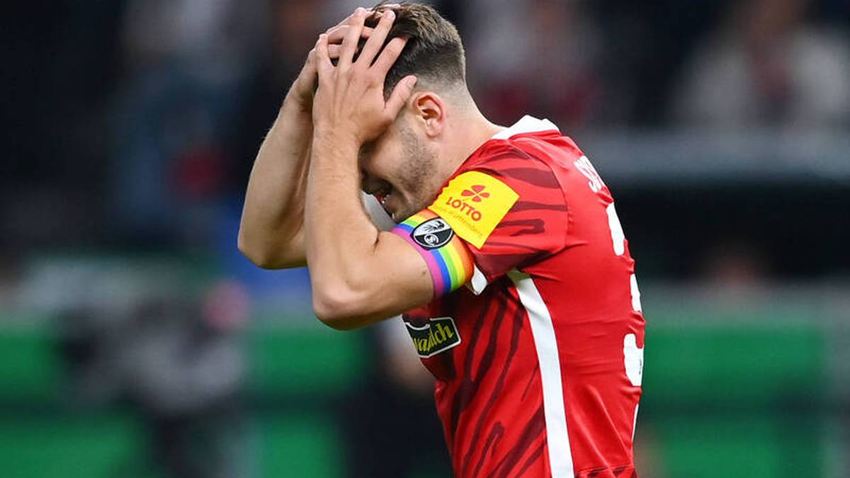 Christian Günter verlor mit dem SC Freiburg das DFB-Pokalfinale gegen RB Leipzig