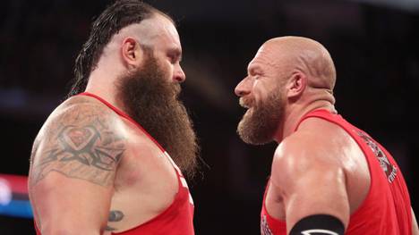 Offenbar bald Gegner bei WWE: Braun Strowman (l.) und Triple H