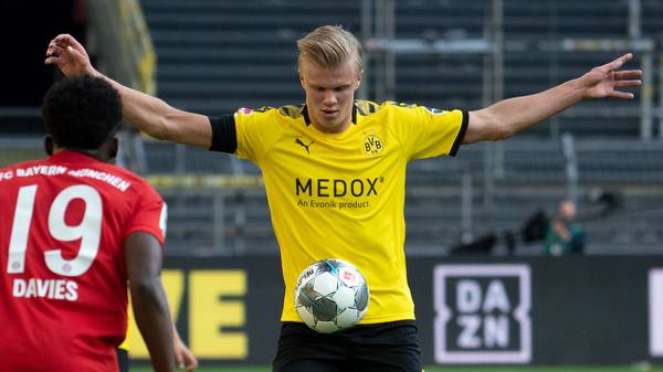 Erling Haaland verletzte sich im Topspiel