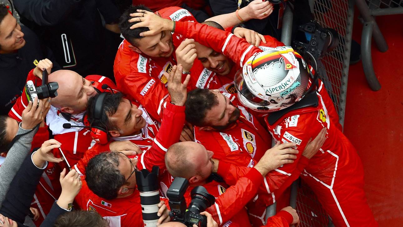 Vettel-Gala mit Schönheitsfleck