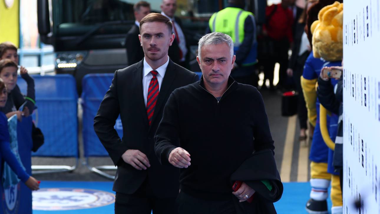 Mourinho läuft zum Stadion