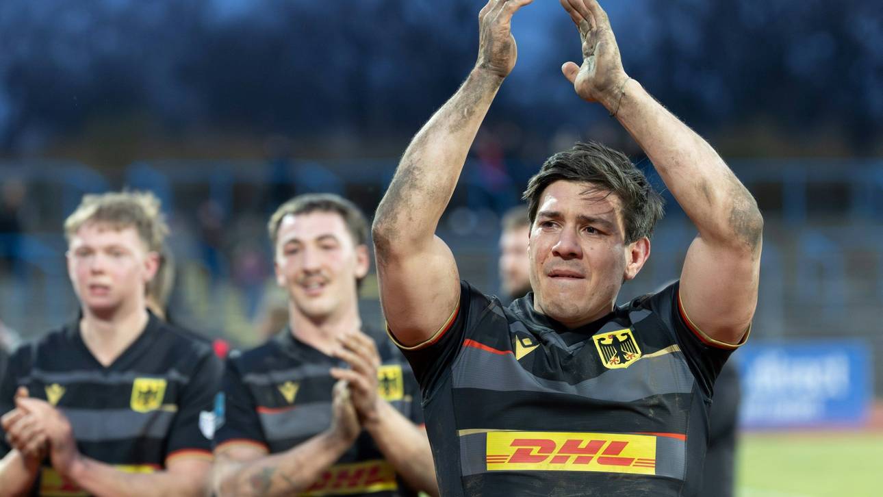 Klassenerhalt: Rugby-Nationalteam jubelt
