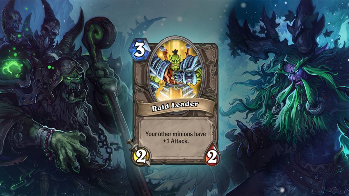 Raid Leader (Schlachtzugsleiter) - Eure anderen Diener haben +1 Angriff. Die Karte wird zweimal im Deck gespielt