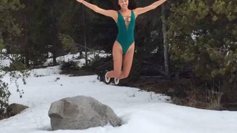 Schneeanzug Fehlanzeige: Irina Shayk mag es offenbar frostig.