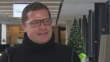 Max Eberl spricht im Interview über die Spekulationen um Trainer Marco Rose und über das Achtelfinal-Los Manchester City. 