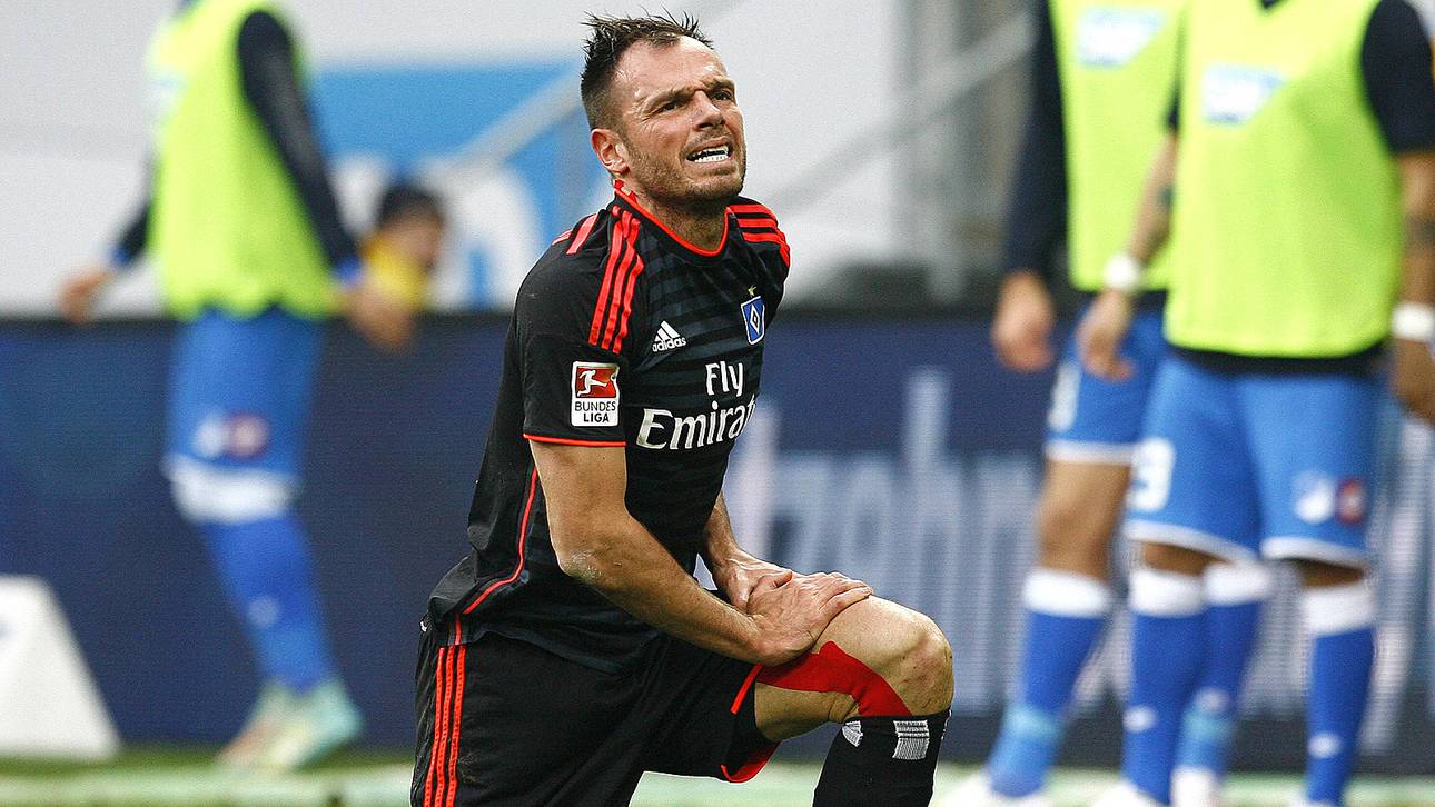 Heiko Westermann vom Hamburger SV zog sich bei der Niederlage gegen 1899 Hoffenheim eine Knieverletzung zu