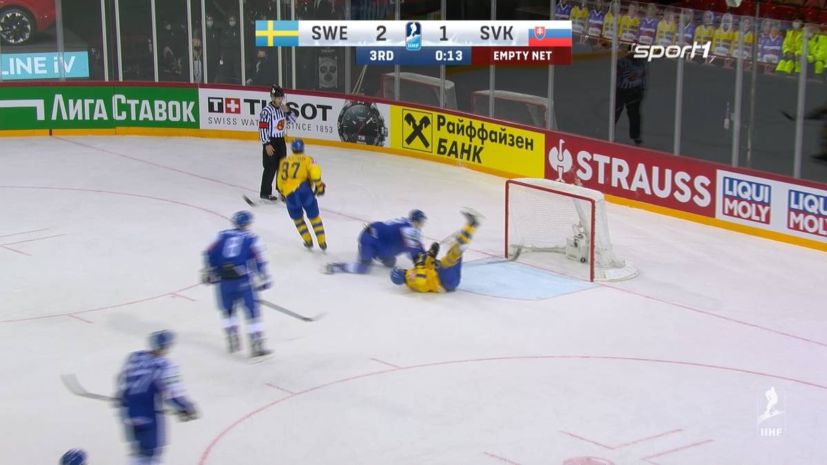 Eishockey-WM: Schweden - Slowakei (3:1): Tore und Highlights im Video