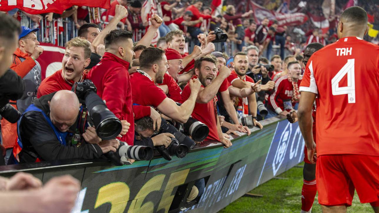 Einige Fans des FC Bayern stürmten nach dem Treffer zum 4:3 gegen Real Madrid den Innenraum