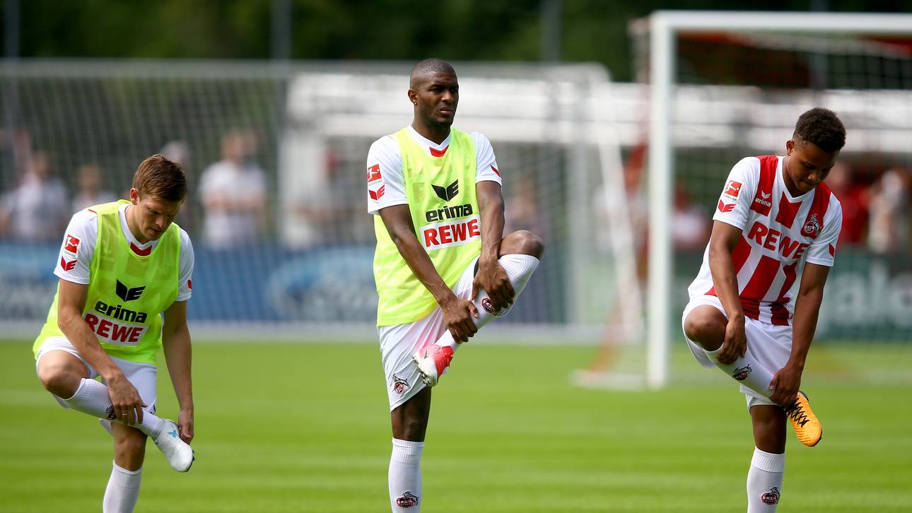 Modeste bei Köln im Training