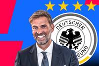 Jürgen Klopp hat einen neuen Job. Der ehemalige Coach des FC Liverpool zum 1. Januar 2025 einen neuen Posten als Global Head of Soccer bei Red Bull an. Trotzdem besitzt er eine Ausstiegsklausel für ein mögliches Engagement als Bundestrainer beim DFB.