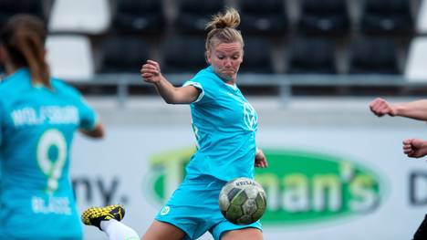 Alexandra Popp steuerte zwei Tore zum Sieg des VfL Wolfsburg bei