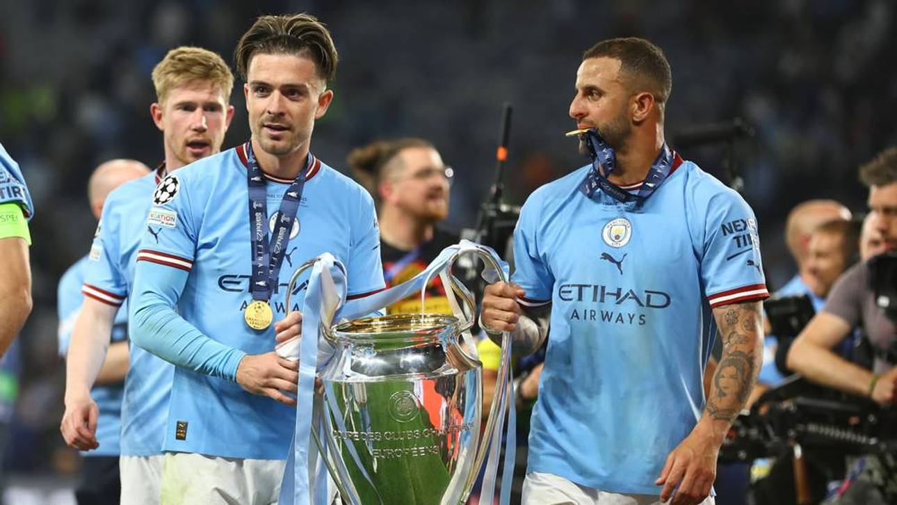 Kyle Walker (r.) verlässt Manchester City