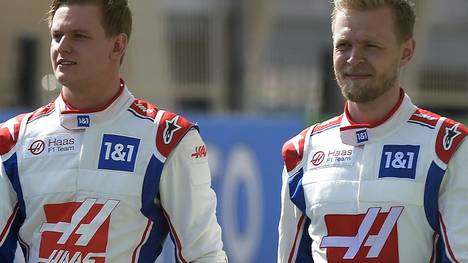 Gemeinsam für Haas: Schumacher (l.) und Magnussen (r.)