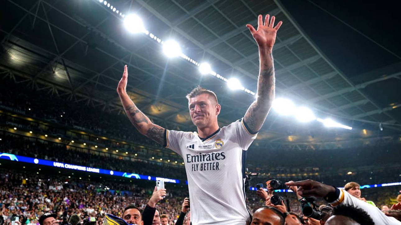 Toni Kroos beendete seine Zeit bei Real Madrid mit dem Champions-League-Titel
