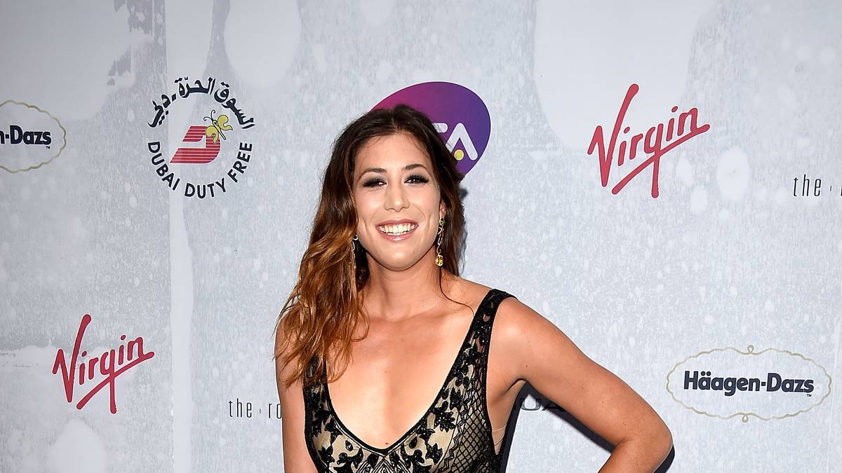 Sportlich deutlich besser läuft es da schon bei French-Open-Siegerin Garbine Muguruza, die hier für die Kameras posiert