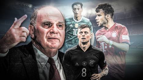Im CHECK24 Doppelpass bekam Toni Kroos von Uli Hoeneß ordentlich sein Fett weg. Auch andere namhafte Fußballpersönlichkeiten knöpfte sich der Ehrenpräsident bereits vor. 