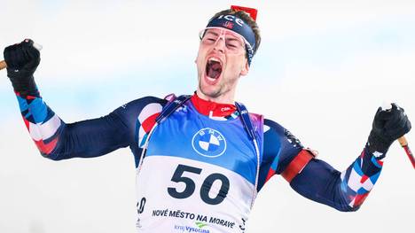Sturla Holm Lägreid gewann bei der Biathlon-WM den Sprint