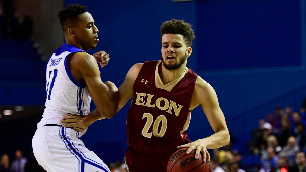 SHELDON EBERHARDT (Guard; Elon; Senior):  In Apex, North Carolina spielte der Sohn eines Amerikaners und einer Deutschen ein Jahr an der High School und empfiehlt sich für das Stipendium. Eberhardt (l.) ist als guter Schütze bekannt, in seinem dritten Jahr lieferte er ordentliche 5 Punkte, 2,9 Rebounds und 2,6 Assists in durchschnittlich 98 Minuten. In der Saison 13/14 spielte er in der ProA für BG Karlsruhe
