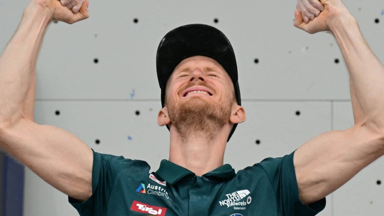 Klettern: EM-Gold für Jakob Schubert