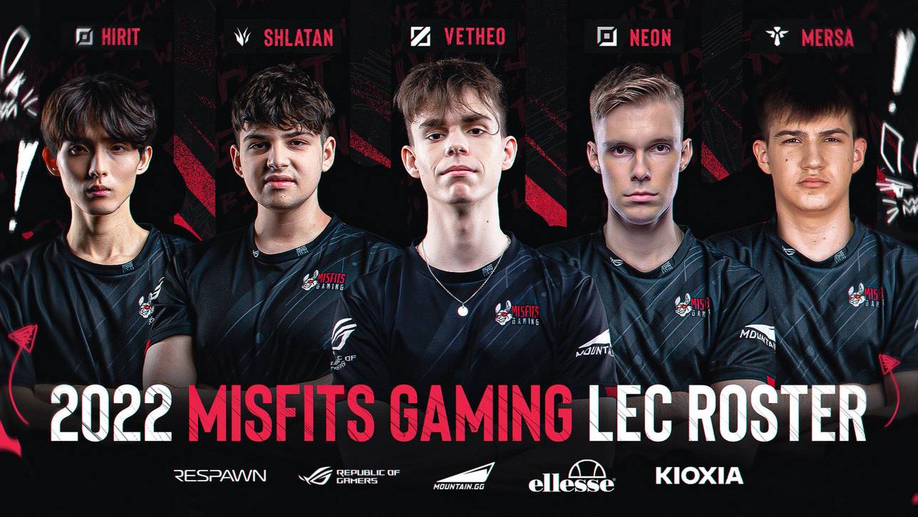 Misfits Gaming gibt LEC-Roster für 2022 bekannt